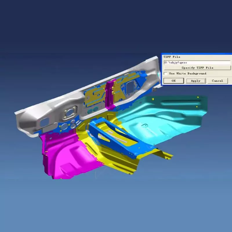 Matryce do tłoczenia przedniego panelu samochodowego