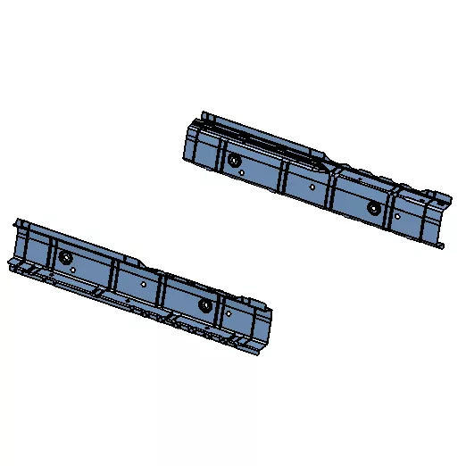 Forma wtryskowa listwy progowej samochodowej