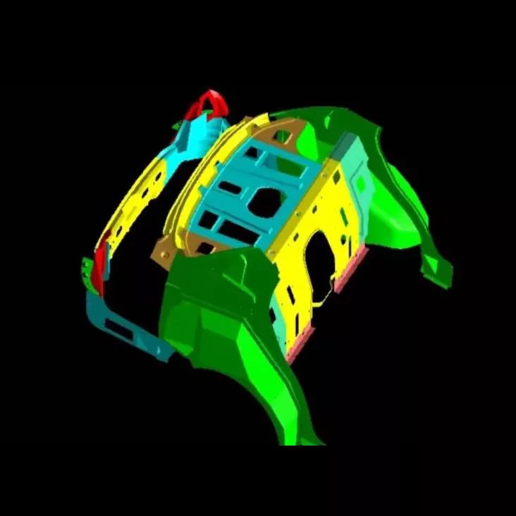 Matryce do tłoczenia montażu bagażnika samochodowego
