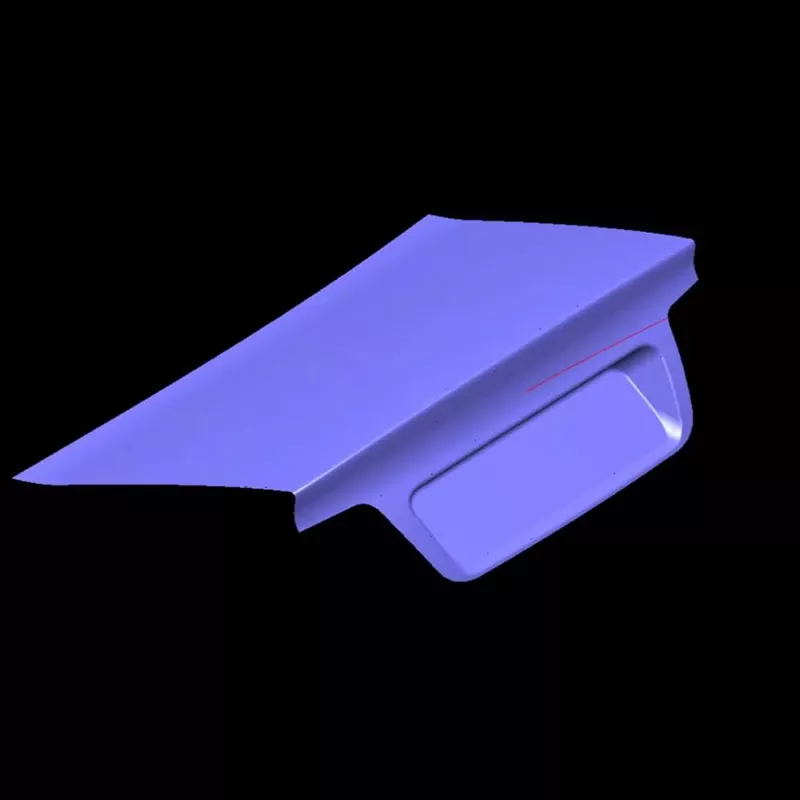 Matryca do tłoczenia zewnętrznego panelu pokrywy bagażnika samochodowego