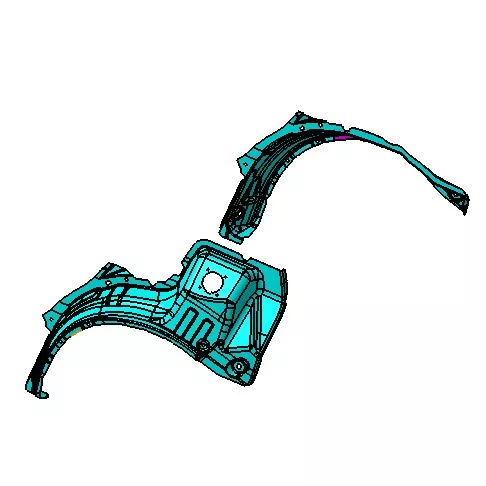 Forma wtryskowa osłony koła samochodowego